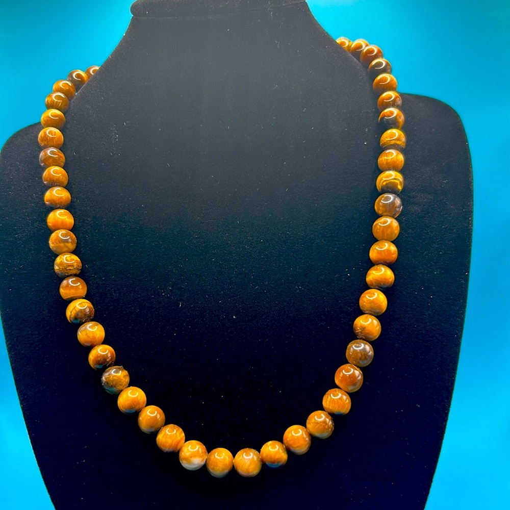 18 inch Tigers Eye Necklace